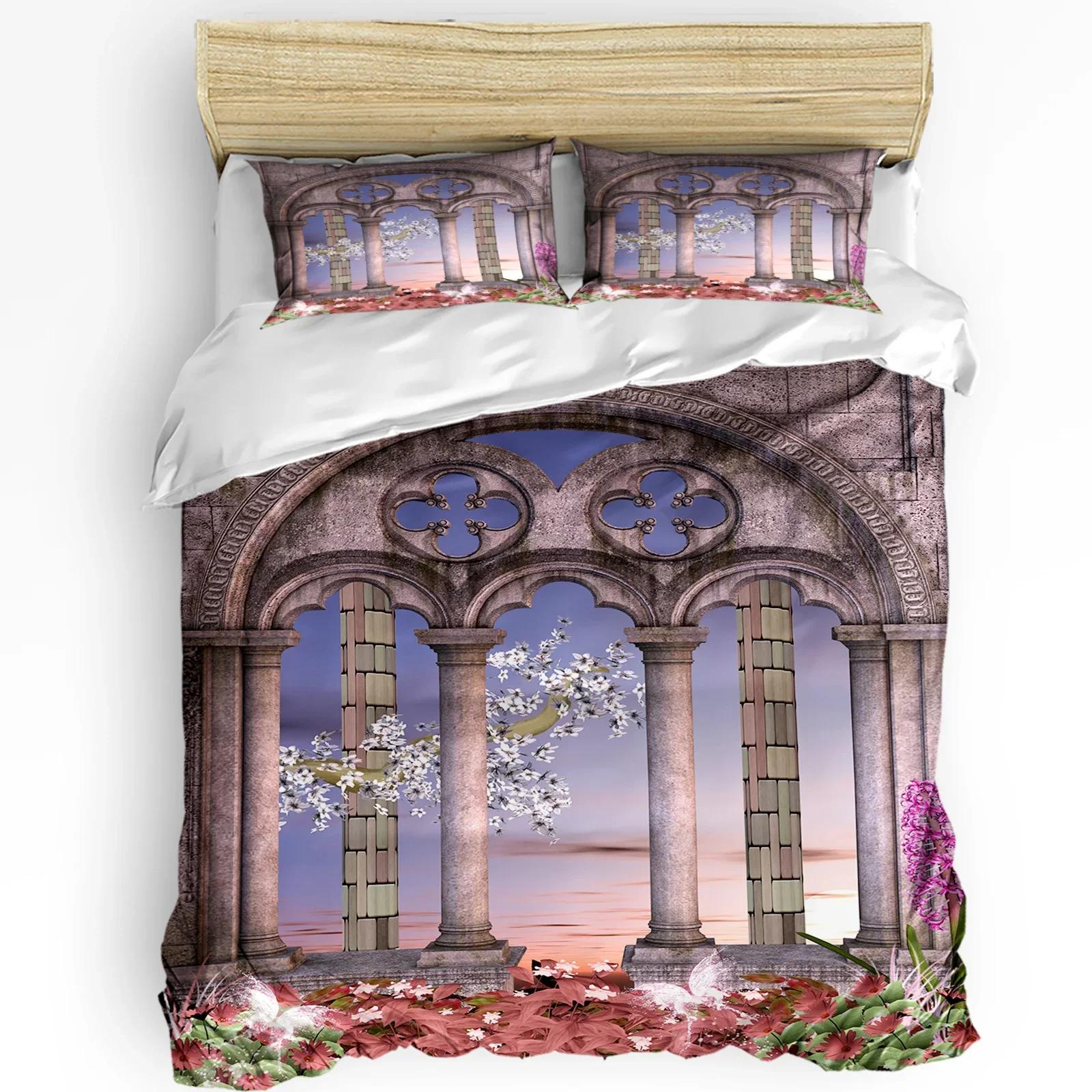 3pcs Bedding Set Romantic Garden Home Textile Duvet Cover Pillow Case Boy Kid Teen Girl Bedding Covers Set